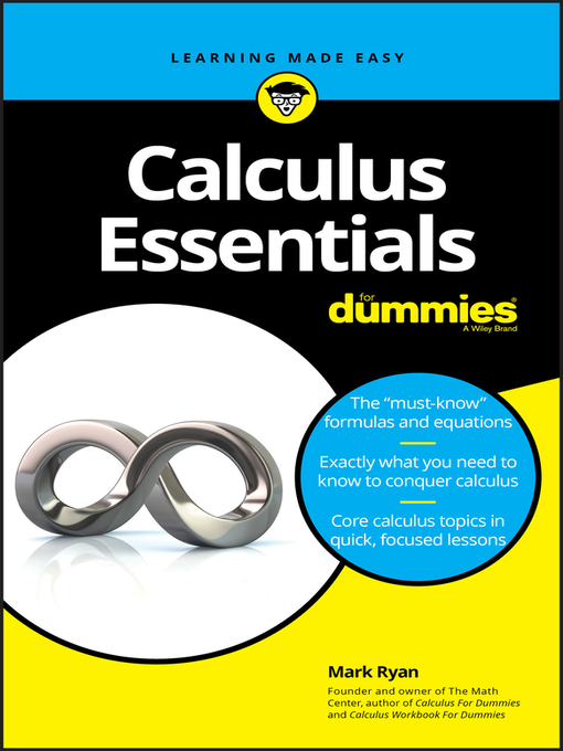 Title details for Calculus Essentials For Dummies by Mark Ryan - Available